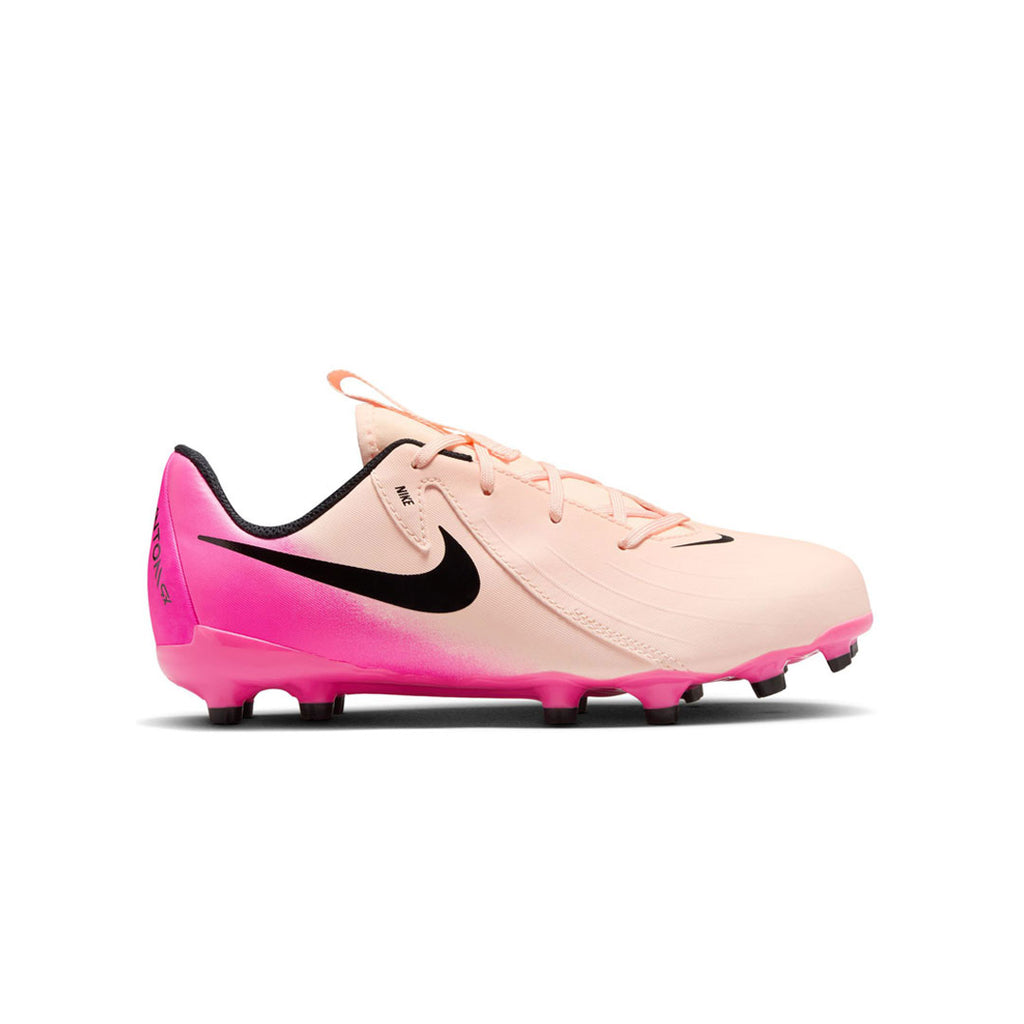 Nike サッカーシューズ ピンク FGソール 収納袋付き Nike - Kids' (Junior) Phantom GX II Academy Firm/Multi Ground
