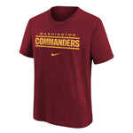 Nike - Kids' (Junior) Washington Commanders T-Shirt (HZ1B7FF7K DCF)