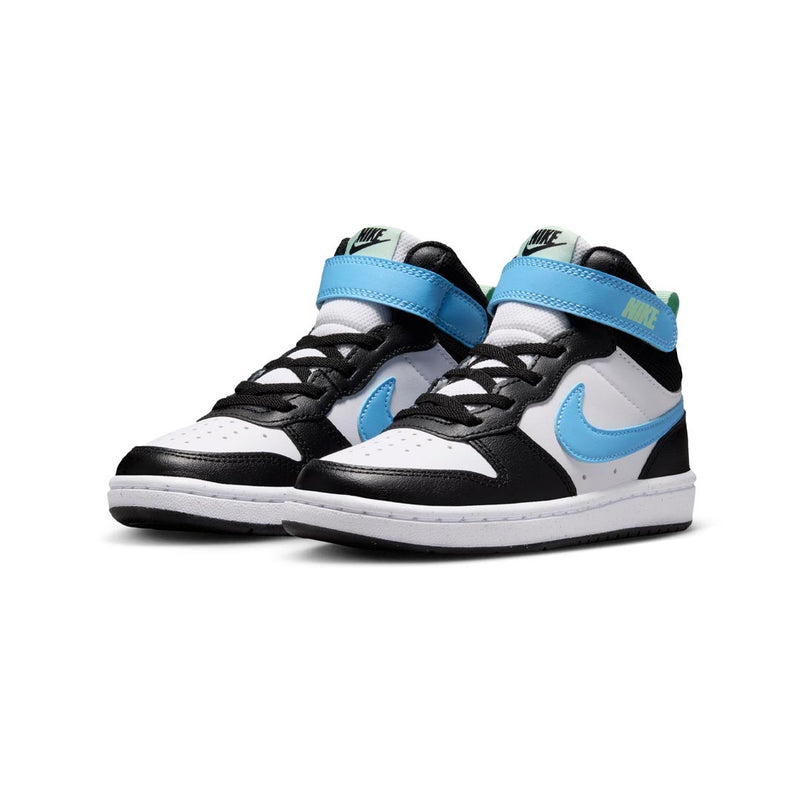 Nike - Kids' (Preshool) Court Borough Mid 2 Shoes (CD7783 136)