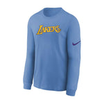 NBA - T-shirt à manches longues des Lakers de Los Angeles pour enfants (junior) (HZ2B7HC34 LAK) 