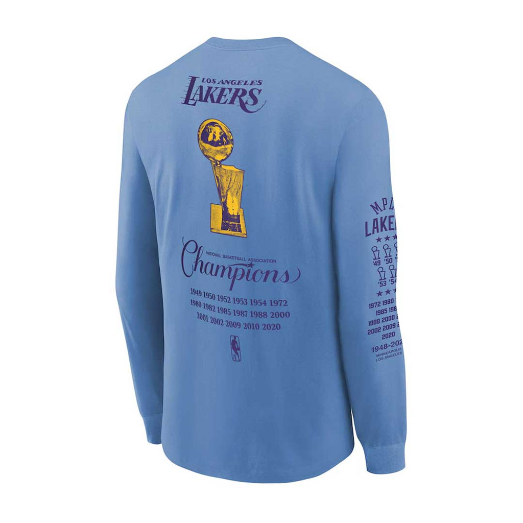 NBA - T-shirt à manches longues des Lakers de Los Angeles pour enfants (junior) (HZ2B7HC34 LAK) 