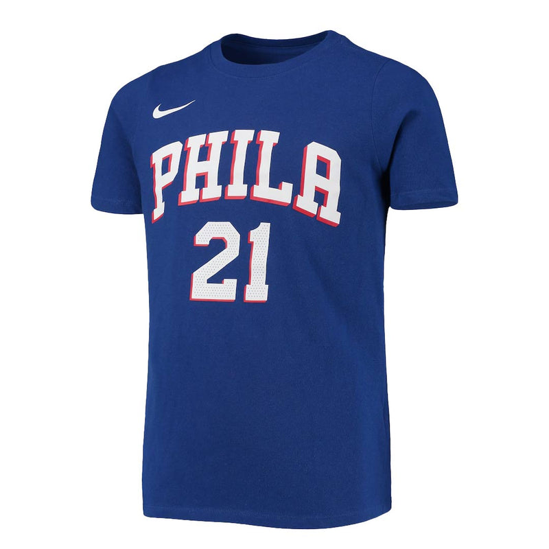 Nike - Kids' (Junior) Philadelphia 76ers Joel Embiid T-Shirt (9Z2B711F1 76RJL)
