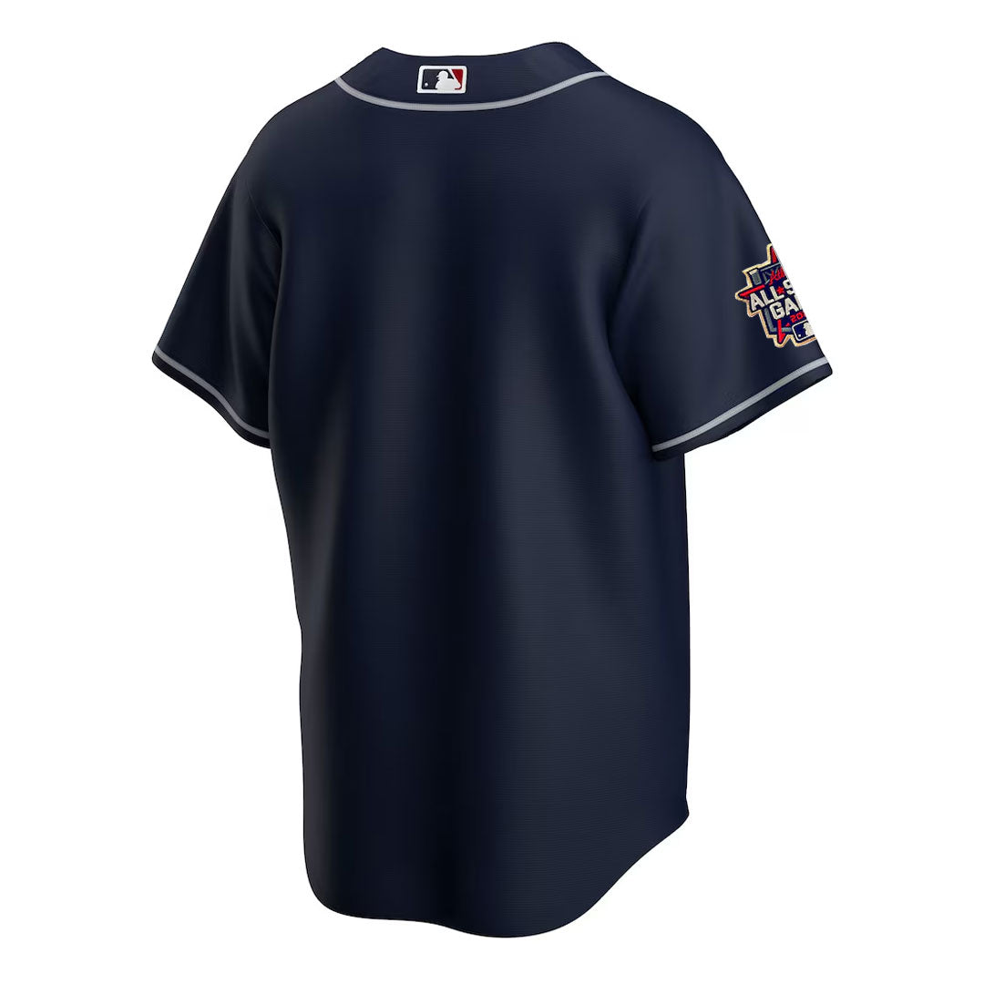 Chemise homme Atlanta Braves 2XL bleu manches courtes logo brodé majestueux Chemise homme Atlanta Braves 2XL bleu manches courtes logo brodé majestueux