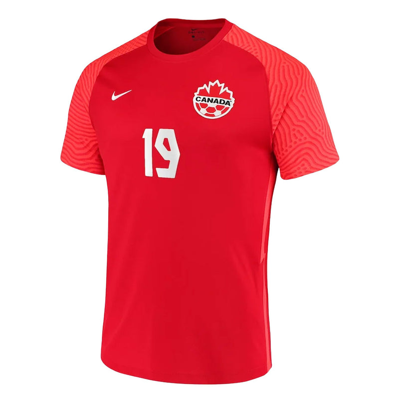 Nike - Men's Canada Soccer Alphonso Davies Home Replica Jersey (P35137 65N-2)