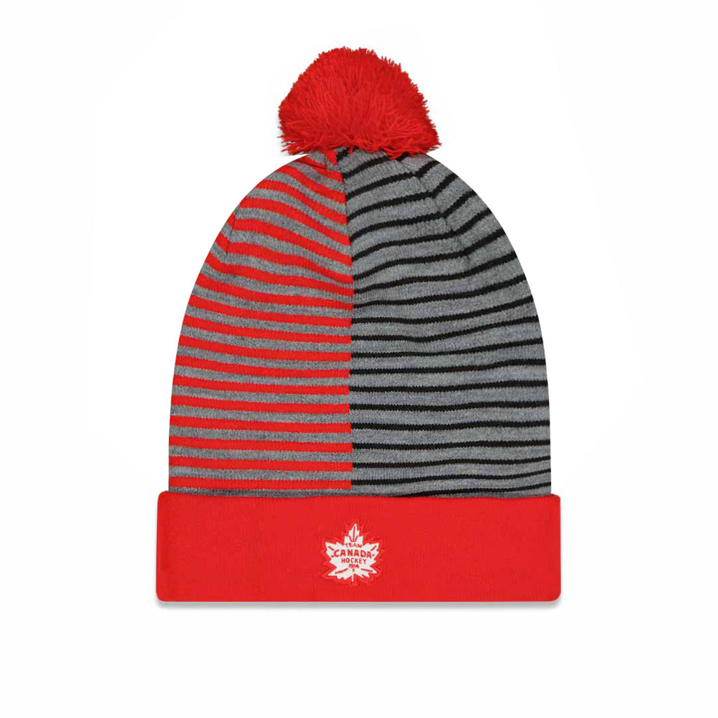 Nike - Men's Hockey Canada Reversible Striped Beanie (C12773 RED