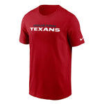 Nike - Men's Houston Texans Essential Primetime Wordmark Short Sleeve T-Shirt (N199 6DL 8V CX3)