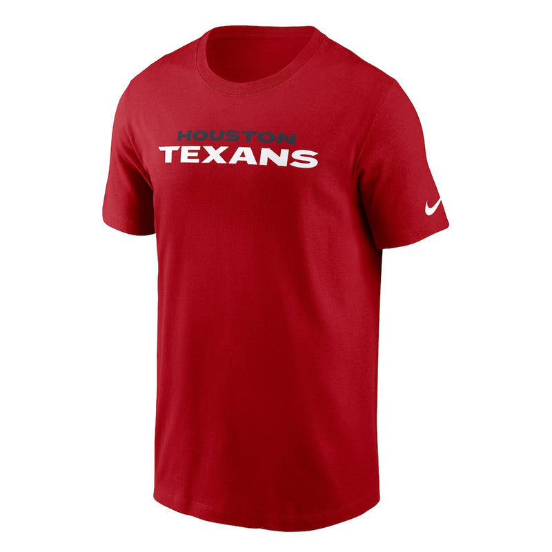 Nike - Men's Houston Texans Essential Primetime Wordmark Short Sleeve T-Shirt (N199 6DL 8V CX3)
