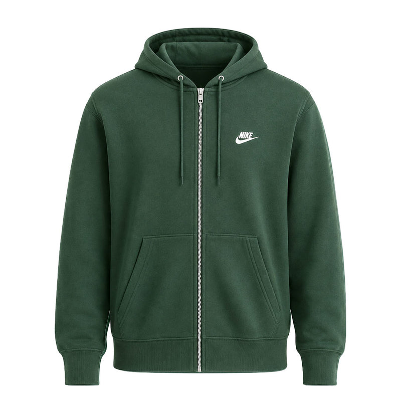 Nike - Men's Nike Club Full Zip Fleece Hoodie (FN3861 323)