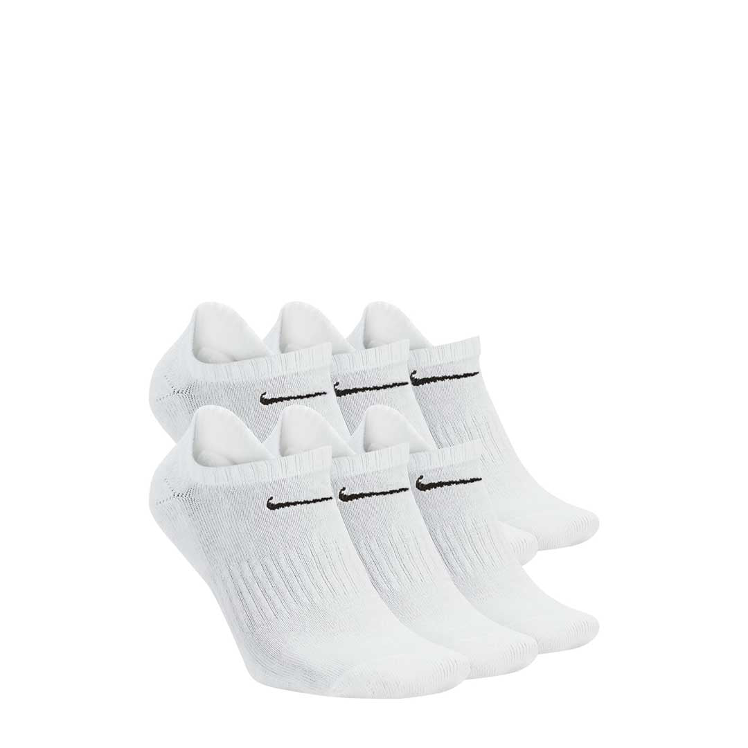 Nike - Unisex 6 Pack Everyday No Show Socks (SX7675 100) – SVP Sports