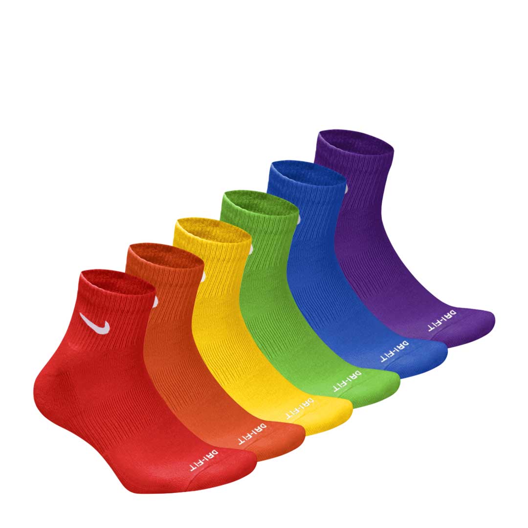 nike 6 pack everyday plus cushion ankle socks