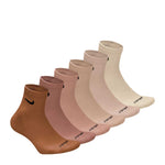 Nike - Unisex Everyday Plus 6 Pack Cushioned Ankle Socks (SX6899 904)