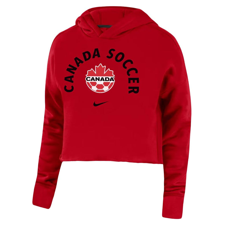 Nike - Women's Canada Soccer Campus Crop Hoodie (ZDN1349D 657)