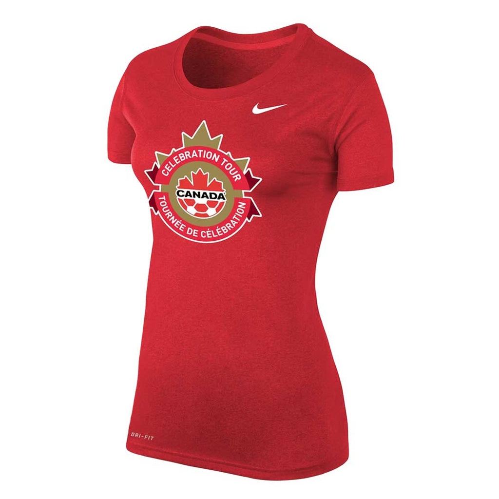 Nike Women's Canada Soccer Celebration Tour Performance T-Shirt