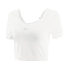 Nike - Women's Dri-Fit Short Sleeve Cropped Twist Top (FN2851 100)