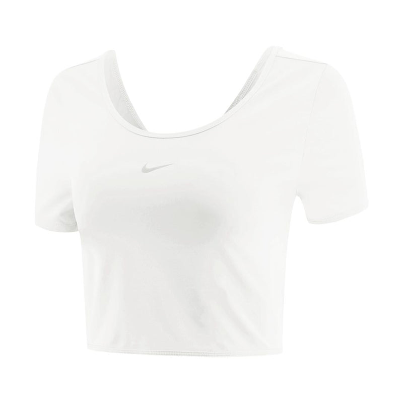 Nike - Women's Dri-Fit Short Sleeve Cropped Twist Top (FN2851 100)