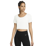 Nike - Women's Dri-Fit Short Sleeve Cropped Twist Top (FN2851 100)