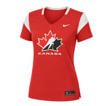Nike - Women's Hockey Canada V-Neck T-Shirt (W29762 RED)