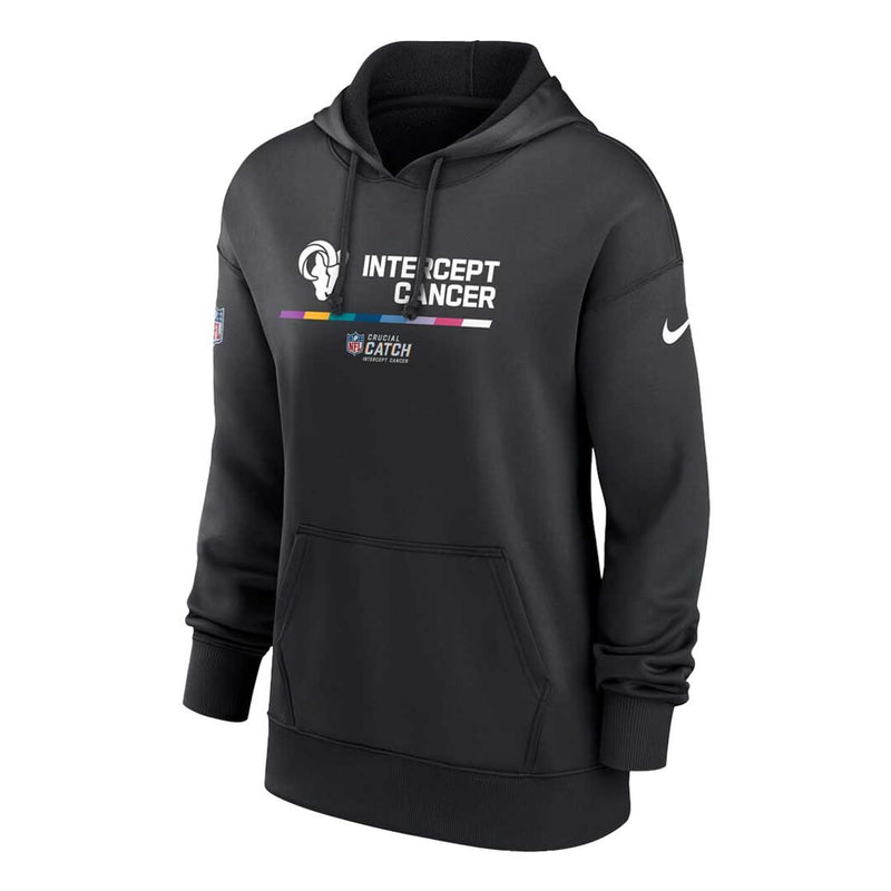 Nike - Women's Los Angeles Rams Crucial Catch Therma Performance Hoodie (NS56 00A ZUI 8UQ)
