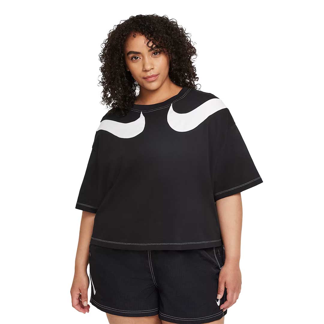 nike swoosh crop t shirt