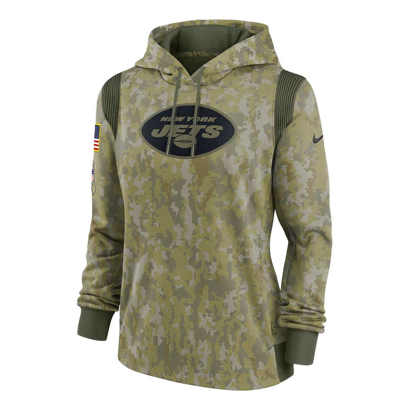 Nike - Women's New York Jets 2021 Salute To Service Therma Performance Hoodie (NKQ7 10P5 A2P KLG)