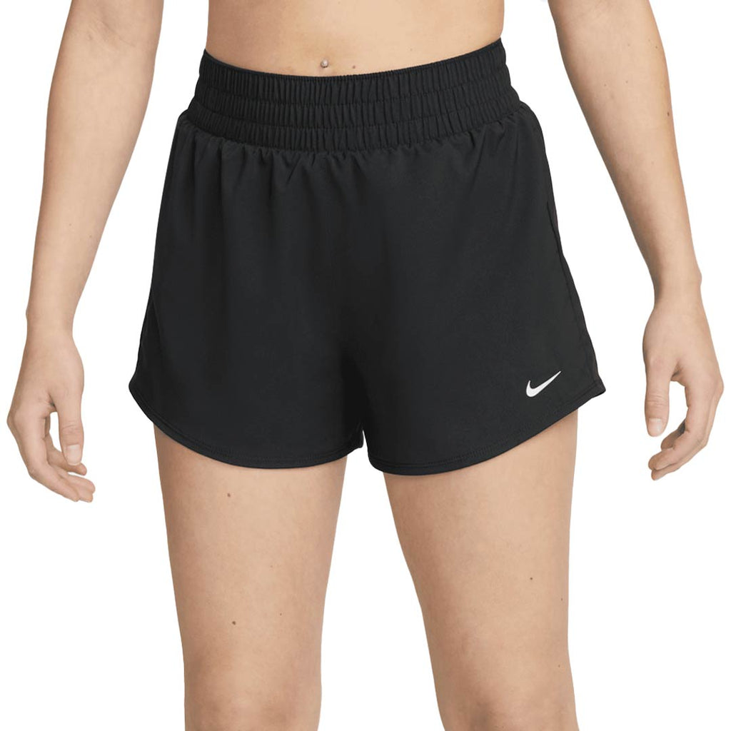 Nike - Women's One Dri-Fit High Waisted Brief-Lined 3 Inch Shorts (DX6014 010)