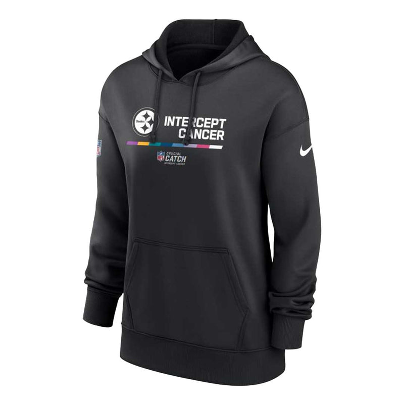 Nike - Women's Pittsburgh Steelers Crucial Catch Therma Performance Hoodie (NS56 00A ZUS 8UQ)