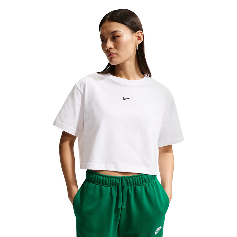 Nike - Women's Sportswear Classic Loose Short Sleeve Cropped T-Shirt (IH7594 100)