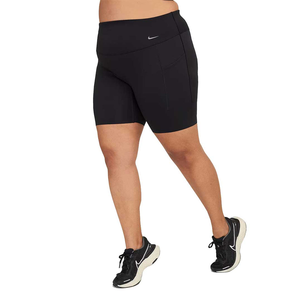 Nike - Women's Universa High Waisted 8 Inch Biker Shorts (Plus Size) (DX3444 010)
