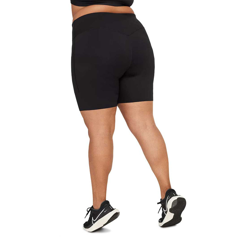 Nike - Women's Universa High Waisted 8 Inch Biker Shorts (Plus Size) (DX3444 010)