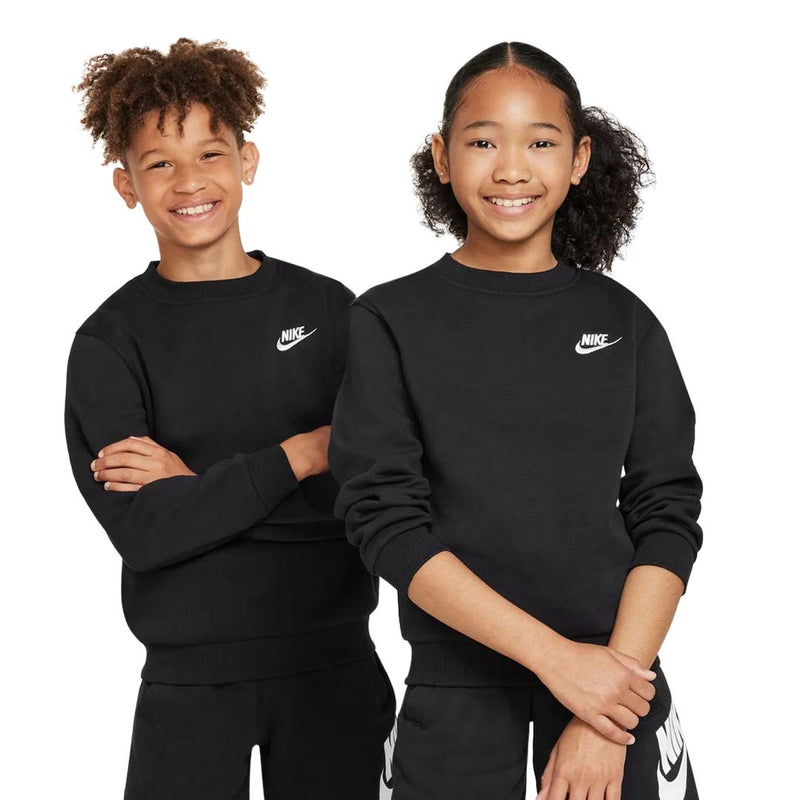 Nike - Kids' (Junior) NSW Club Fleece Crew Sweater (FD3006 010)