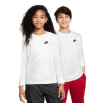 Nike - Kids' (Junior) NSW Long Sleeve T-Shirt (FZ4946 100)
