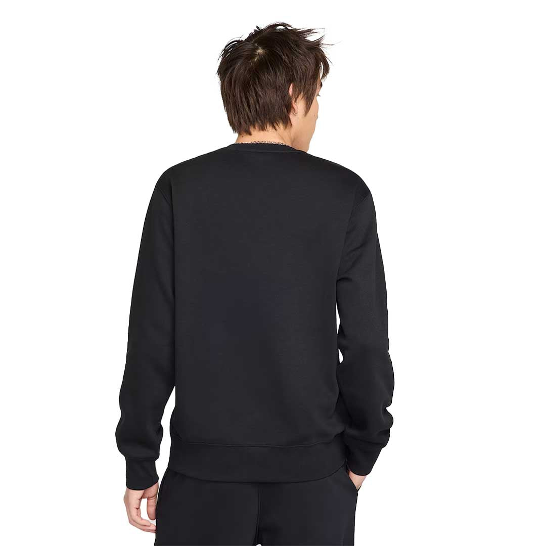 nike foundation crew sweatshirt black