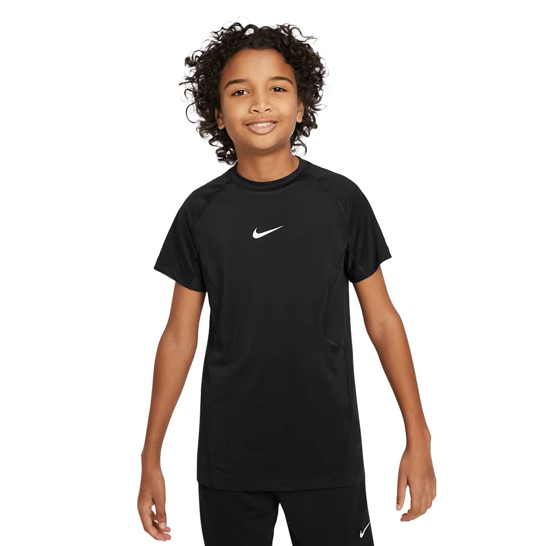 Nike Pro - Kids' (Junior) Dri-Fit Short Sleeve Top (FJ6858 010
