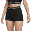 Nike Pro - Women's Mid Rise 3 Inch Shorts (FB5586 010)