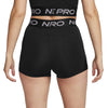 Nike Pro - Women's Mid Rise 3 Inch Shorts (FB5586 010)