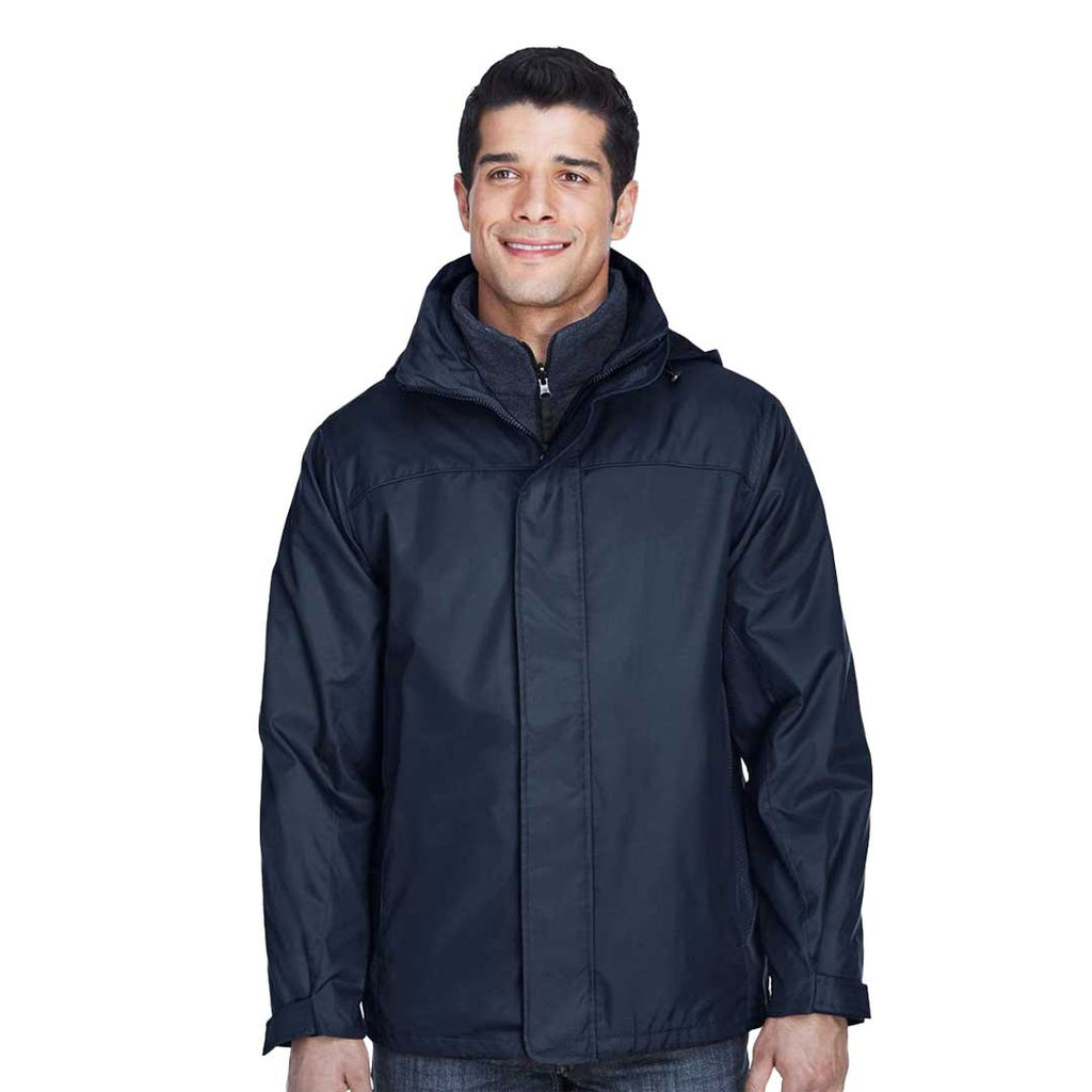 North End - Men's 3-In-1 Insulated Jacket (88130 NVY)