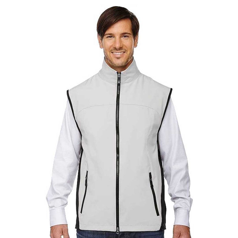 North End - Men's 3 Layer Light Bonded Softshell Vest (88127 820)