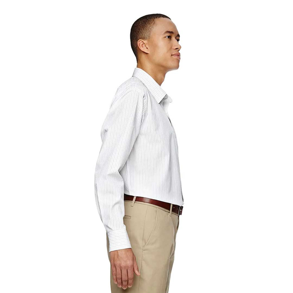 North End - Men's Align Wrinkle Resistant Vertical Striped Shirt (87044 701)