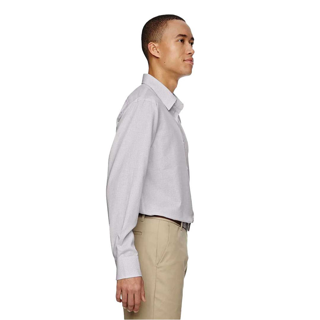 North End - Men's Paramount Wrinkle Resistant Checkered Shirt (87043 449)