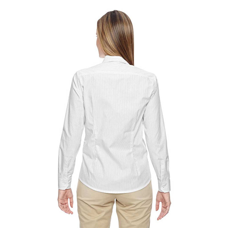 North End - Women's Align Wrinkle Resistant Cotton Striped Shirt (77044 701)