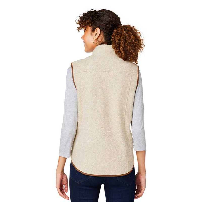 North End - Women's Aura Sweater Fleece Vest (NE714W TU)