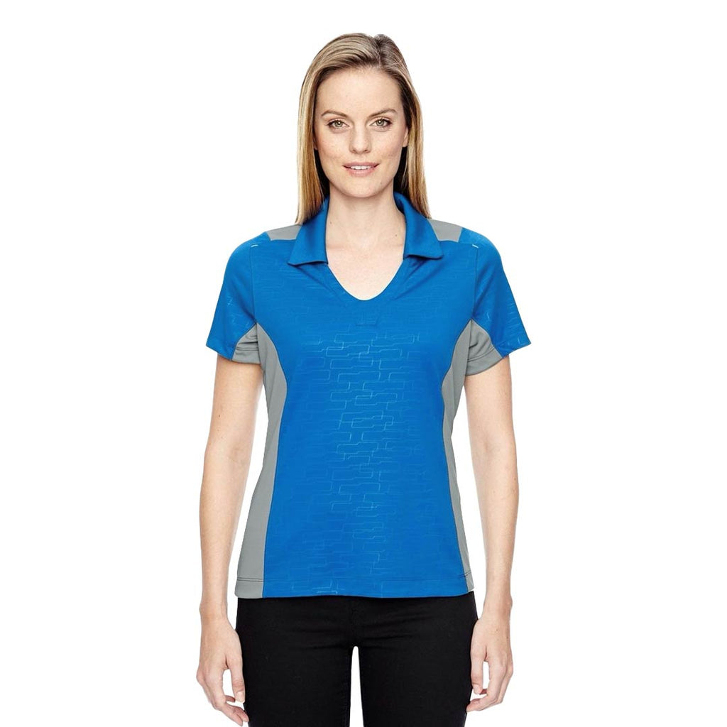 North End - Women's Embossed Print Polo (78691 447)