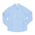 North End - Women's Wrinkle Resistant Cotton Blend Striped Shirt (77044 708)