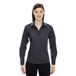 North End Sport - Women's Boardwalk Wrinkle Free Striped Shirt (78674 456)