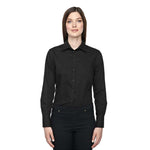 North End Sport - Women's Wrinkle Free Cotton Taped Shirt (78673 703)