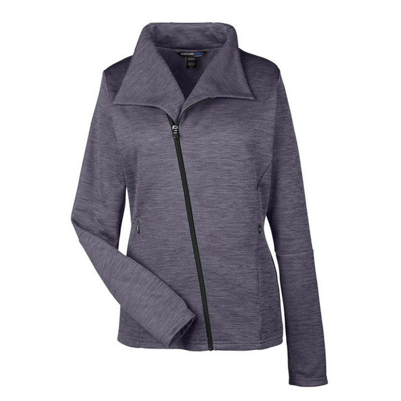North End - Women's Melange Fleece Jacket (NE704W 456)