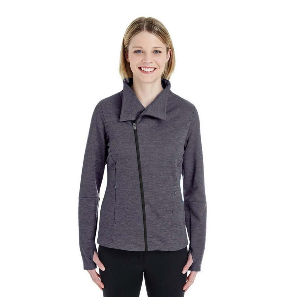 North End - Women's Melange Fleece Jacket (NE704W 456)
