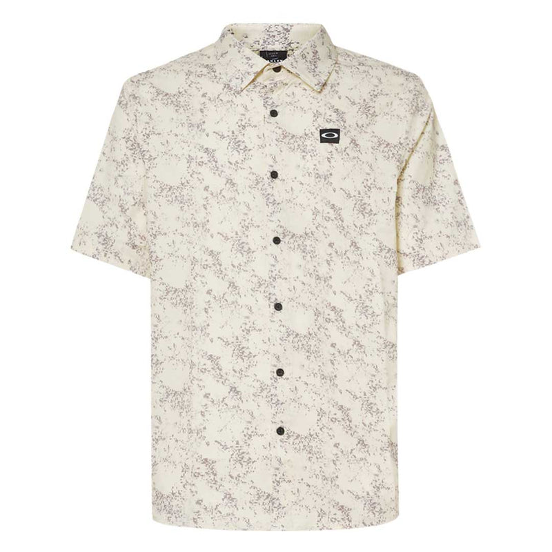 Oakley - Chemise tissée à manches courtes pour homme, motif camouflage sable (FOA404369 9RN)