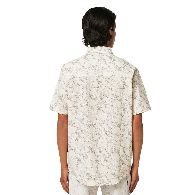 Oakley - Chemise tissée à manches courtes pour homme, motif camouflage sable (FOA404369 9RN)