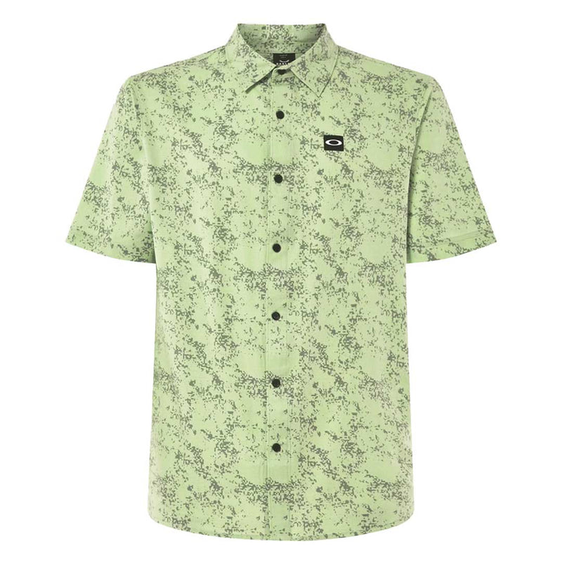 Oakley - Chemise tissée à manches courtes pour homme, motif camouflage sable (FOA404369 9VN)